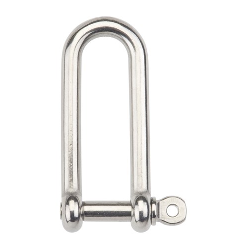 SHACKLE D LONG STAINLESS M 4  